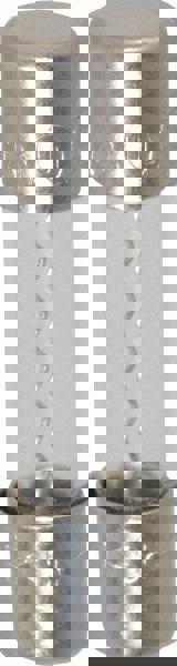 Cylindrical Fast-Acting Fuse: 8 A, 20 mm OAL, 5 mm Dia